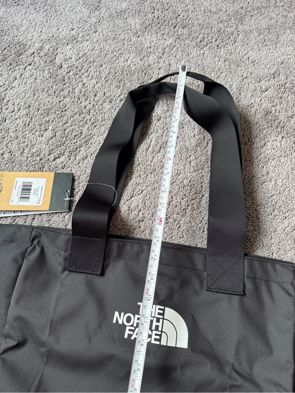 The North Face Black Canvas Tote with Logo - Picture 4 of 4